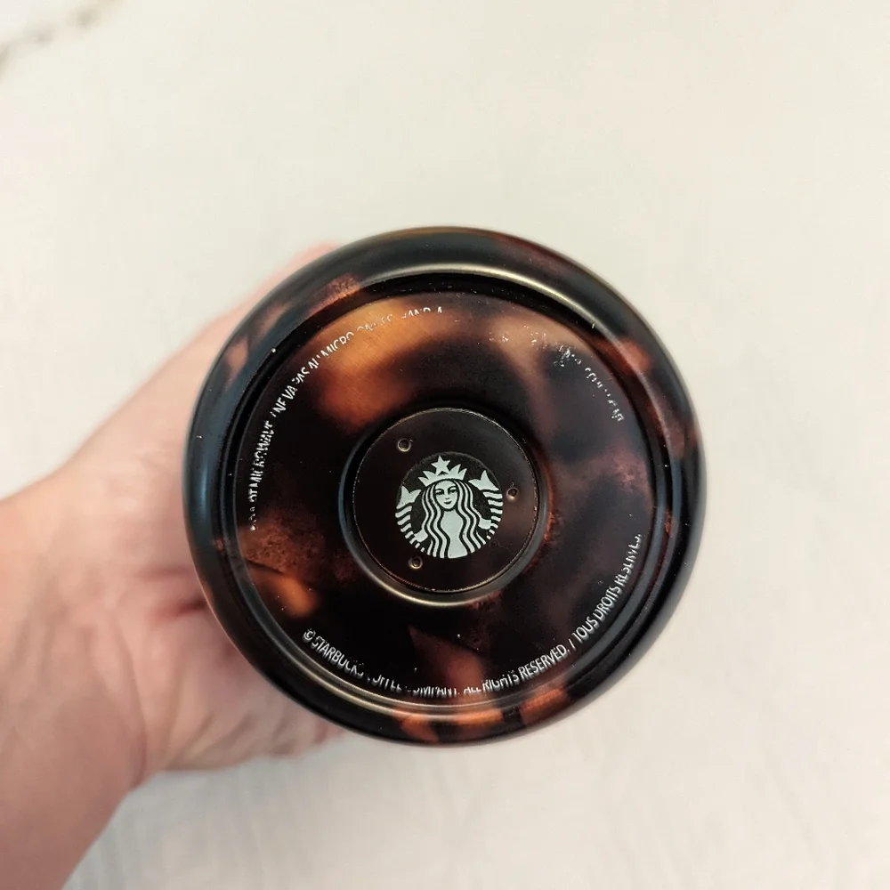 Starbucks Tortoise Shell Insulated Water Bottle